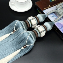 European curtain strap hanging ball tassel hanging ear decoration curtain buckle tie curtain rope strap buckle
