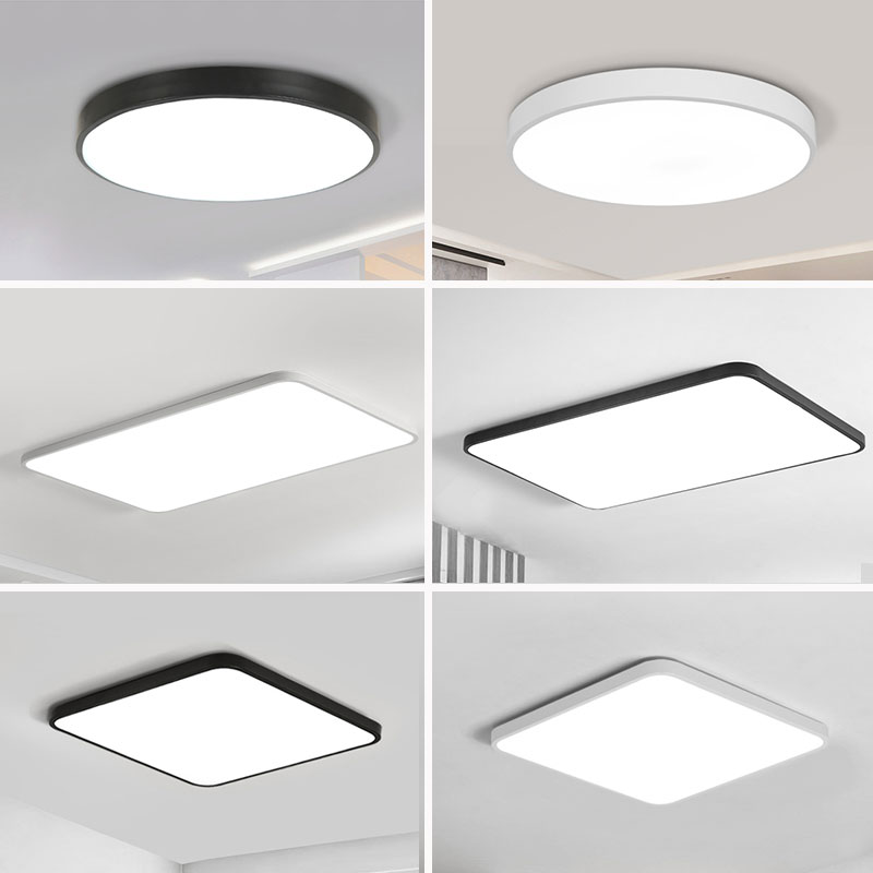 LED ceiling lamp rectangular living room lamp ultra-thin minimalist modern atmosphere Home Bedroom lamp Creative lamps