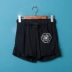 Quần thun sọc đan len giản dị quần short quần short quần short kim quần thẳng giản dị giản dị quần thẳng quần short jean nữ ống rộng Quần short