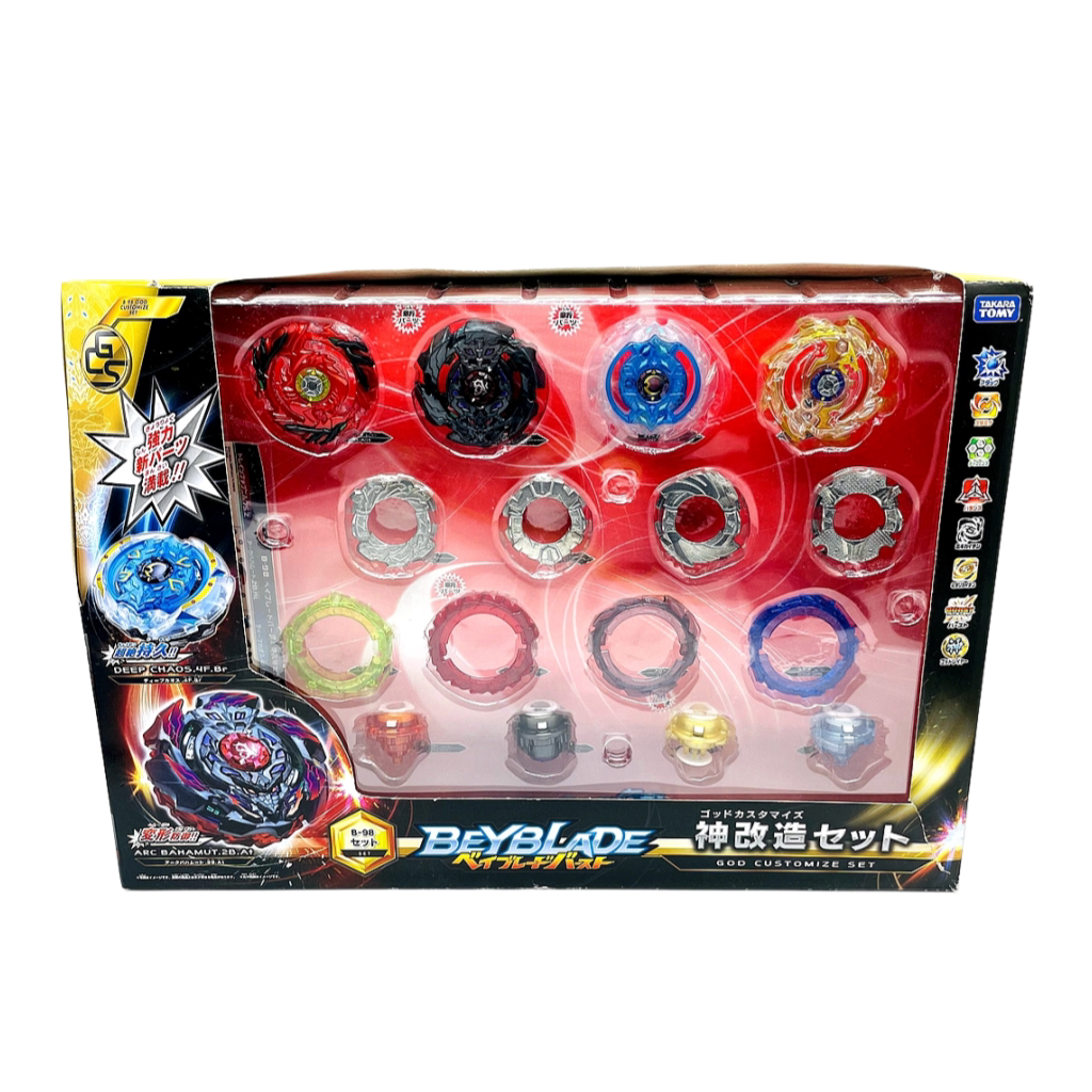 Оригинальный вращающийся волчок Beyblade Burst Burst Generation B-98 God Transformation Set Редкий набор Изображение 1
