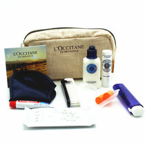 New product Eastern Airlines Air China aircraft business class LOccitane Body Lotion Travel cosmetic bag Storage bag Wash bag