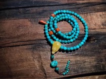 Yihuan new product hot sale original Zhushan high porcelain turquoise 108 Buddha bead necklace bracelet lanyard SF