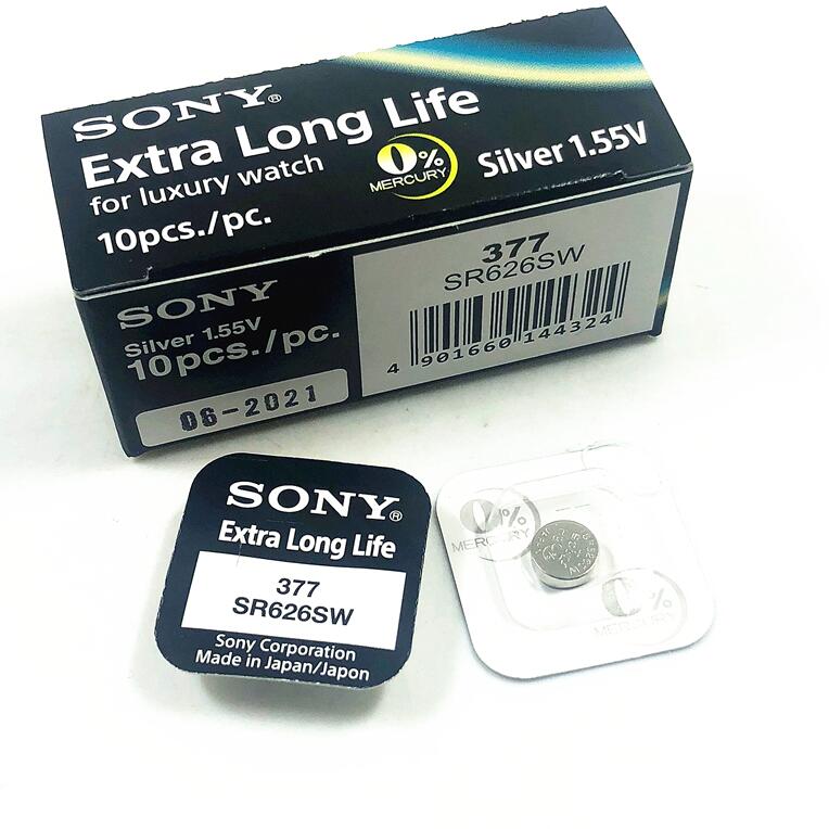 Double battery SONY Original button battery SONY Watch battery SR626SW 377 G4 LR626
