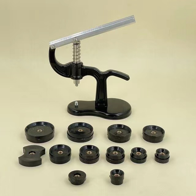 Watch Repair Tool Cap Opener Battery Replacement Capping Machine Capping Machine Capping Pliers Combination Set Black Press Black Grinding