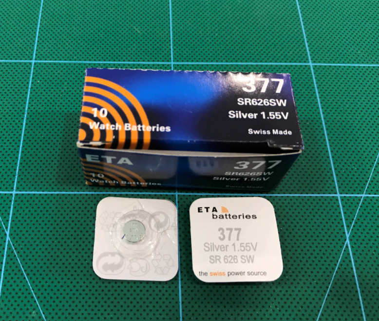 New battery ETA 377 SR626SW AG4 LR626 LR626 1 55V quartz hand watch button BATTERY CELL
