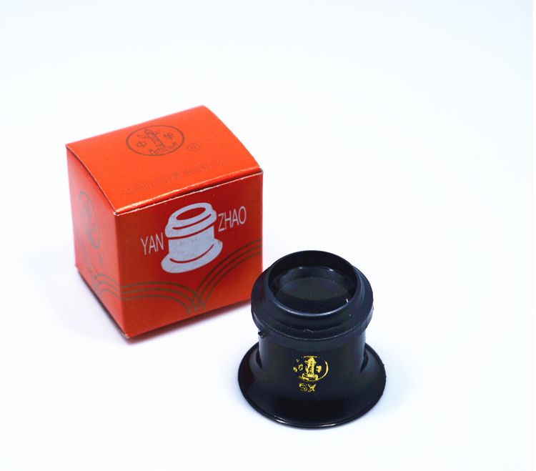 Watch repair tool Eye mask 8x magnifying glass China brand magnifying glass watch repair special inch mirror eyepiece