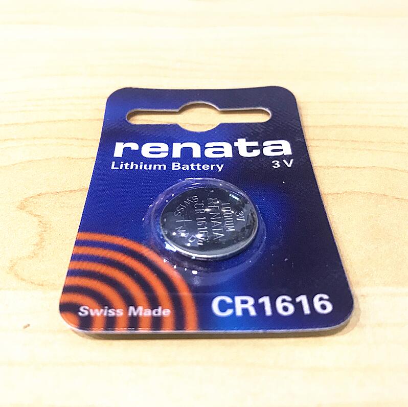 Renata, Switzerland, original imported car remote control button battery CR1616 car key 3V lithium battery