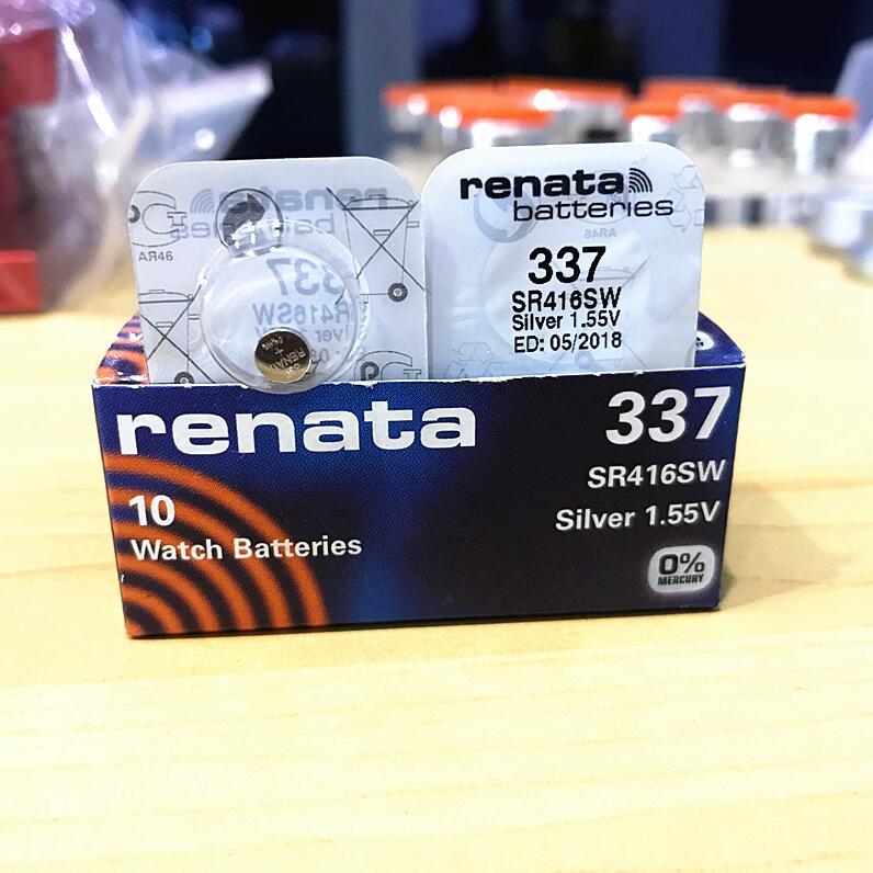 Original dress Switzerland 337 SR416SW batteries 337 buttons for batteries 1 55V watches batteries