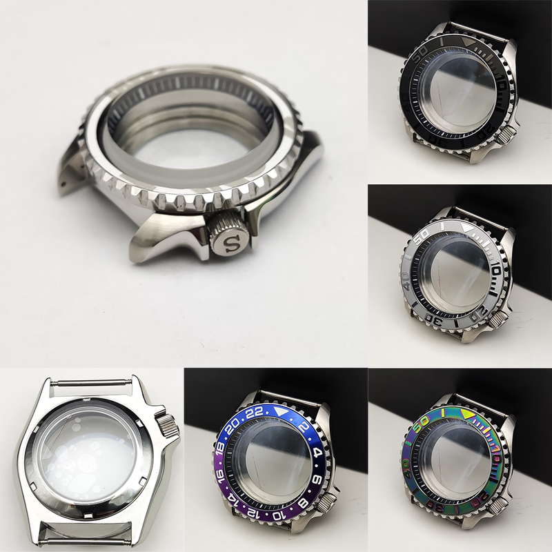 42mm Modification Accessories Sapphire Seiko Nh35 Case 007 Mechanical Men's Watch Suitable for Nh36 Movement