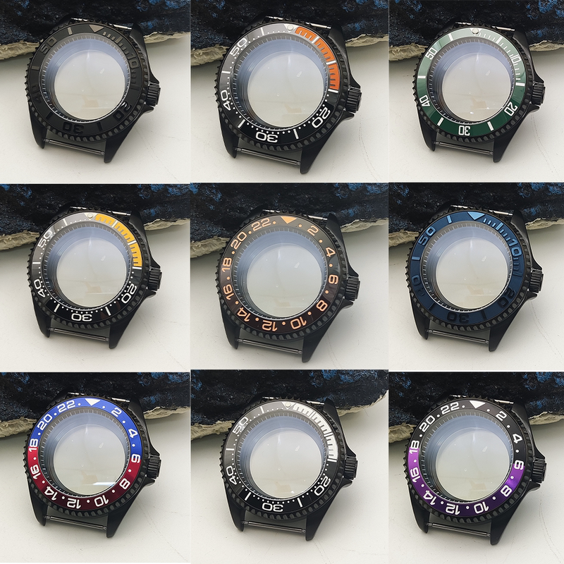 42mm Assembly Parts Watch Case Sapphire Glass Ceramic Bezel Suitable for Seiko Nh35/36 Movement