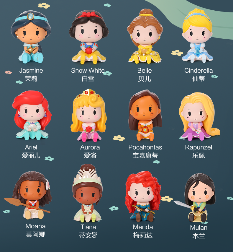 Princess Bubble Mater to sit on the series Blind Box Whole Box Confirmation