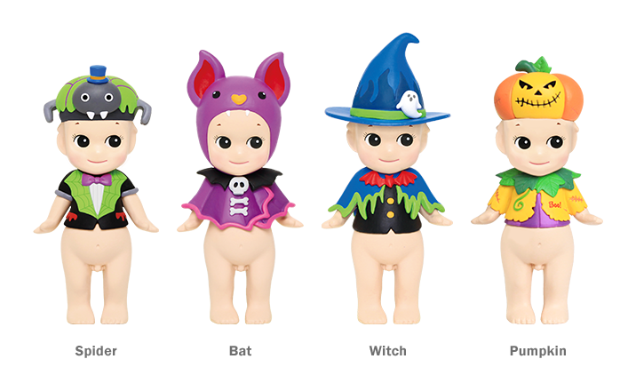 Genuine sonny angel 2016 Halloween Halloween series pumpkin bat spider wizard