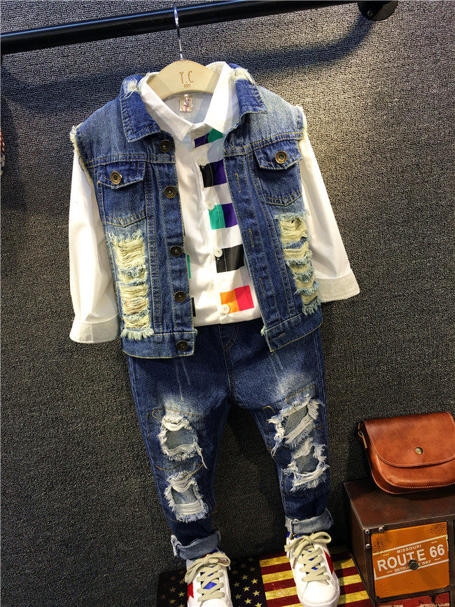 Gilet enfant en toile - Ref 2069192 Image 8