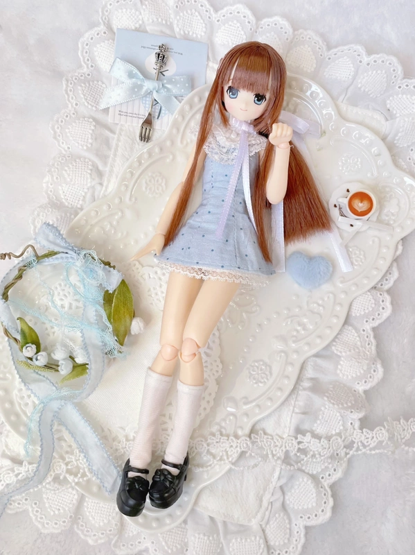 Beardless Fox [Mist Blue Dress] Azone Doll Clothes/Ob24 Doll Clothes/Guangya Twin Doll Clothes