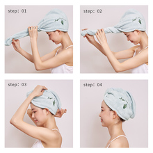 洁丽雅超强吸水干发帽