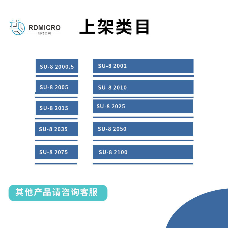 实验用Microchem/KAYAKU SU-8 2000系列分装光刻胶