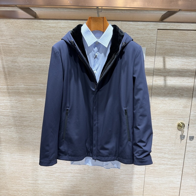 Saintpaulon Saint Paulon Autumn and Winter Mink Fur Lining Hooded Parka Sp728120 Tag 27980 Saintpaulon Saint Paulon Autumn and Winter Mink Fur Lining Hooded Parka Sp728120 Tag 27980