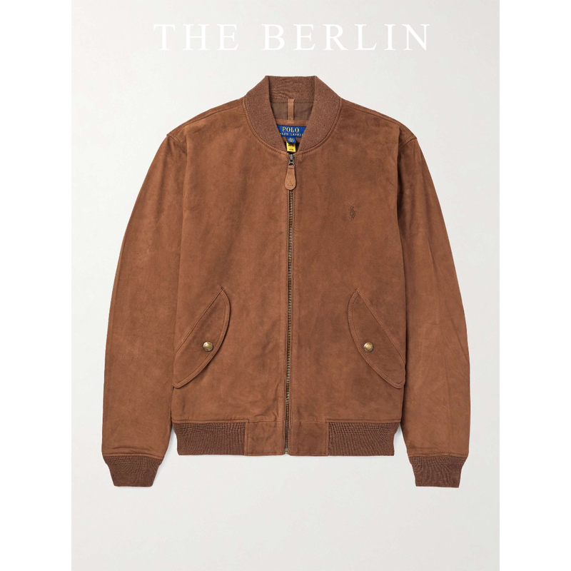 [New Product] Polo Ralph Lauren Goat Leather Suede Bomber Jacket/Theberlin