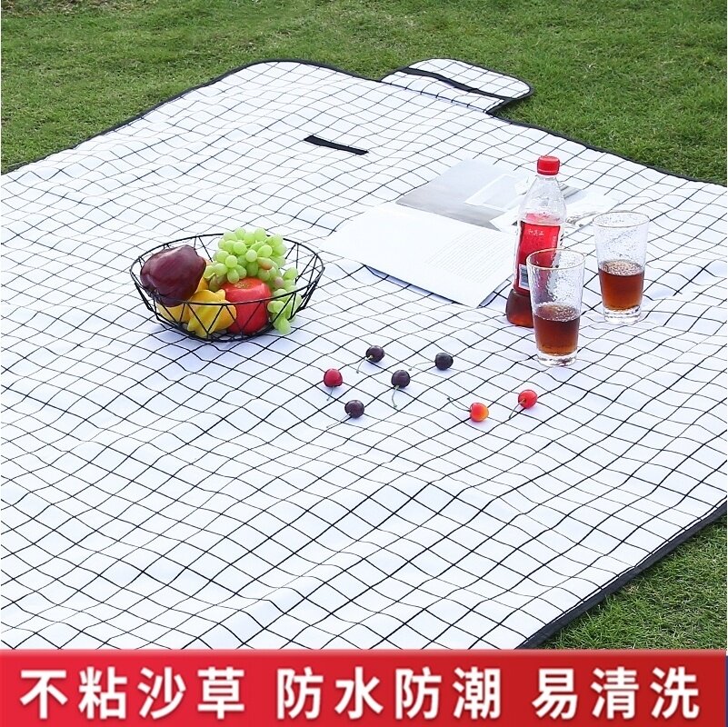 Spring Tours Picnic Mats Ins Wind Nordic Supplies Decoration Outdoor White Trekking Picnic Butian Garden Style Excursions to the wild