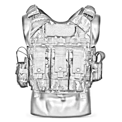 Outdoor tactical vest tactical vest wilderness survival amphibious multi-function fast-wearing quick-dismantling steel wire