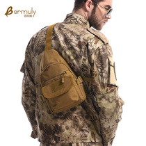 Multifunctional new outdoor military fan tactical chest bag mens and womens casual shoulder bag cycling messenger bag IPAD4 backpack