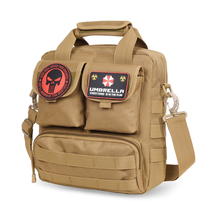 Outdoor military fan backpack Mens and womens multi-function shoulder bag Mens camouflage bag crossbody waterproof laptop bag large capacity