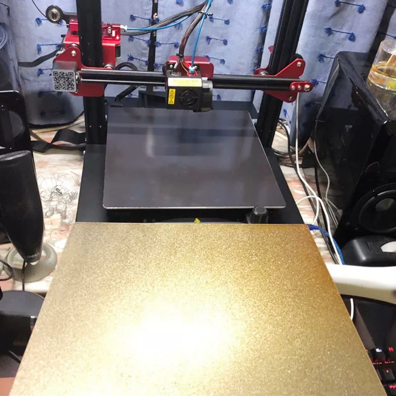 3D-принтер Voron K1 двойная сторона распылительная PEI стальная пружинная платформа для стола с магнитной присоской наклейка 300/235
