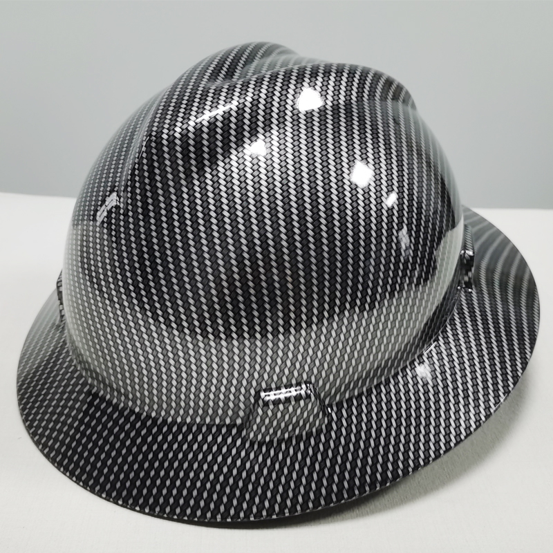 Darnwell Carbon fiber Color Site Helmets helmet Male construction work Anti-smashing sunscreen Rao Pau National Label