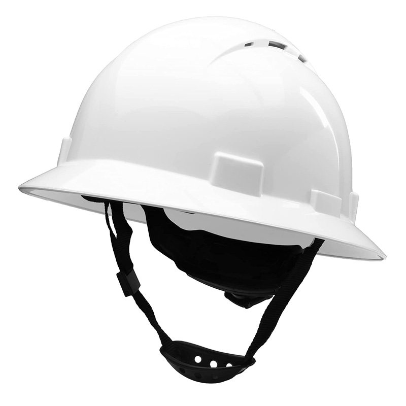 Darnwell safety helmet male worker's full cap lead large edge sunscreen sun-shading and breathable building cap new national standard