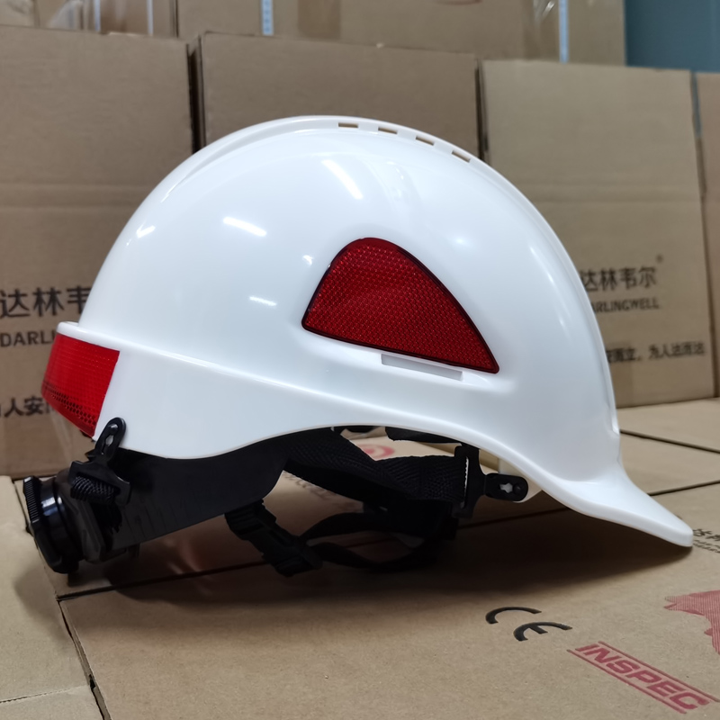 Darlin Wellbeing Summer breathable safety helmet Male labor guard smash construction site protective head cap print