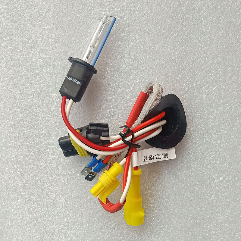 Fishing headlamp H3 hernia light bulb yellow and white professional black pit night fishing vertex yellow - angling lamp head xenon lamp