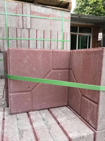 Permeable brick square outdoor landscape courtyard paving clay brick sidewalk brick bread brick road cement concrete brick