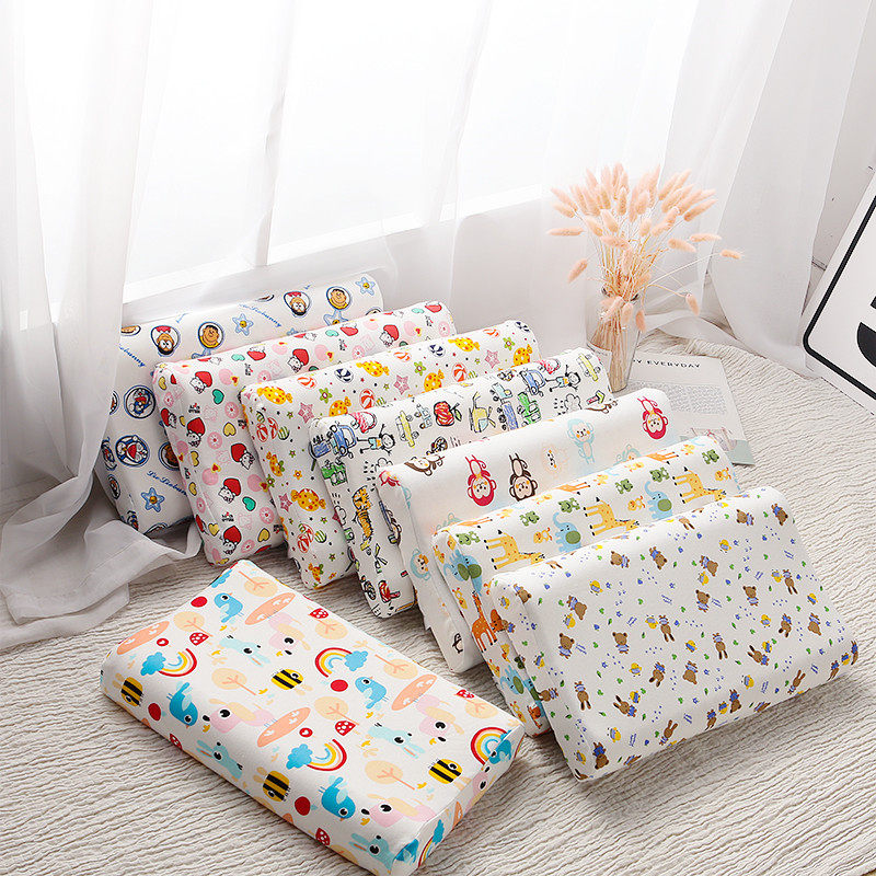 Thailand Natural Children's Latex Pillow 3-6 Year Old Male Baby Kindergarten Memory Pupil Pillow Universal in Four Seasons