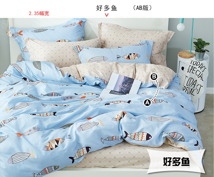 Tùy chỉnh bông mảnh duy nhất quilt bìa sinh viên duy nhất đôi 1.5 2.0 cotton quilt cover tùy chỉnh ký túc xá khuyến mãi