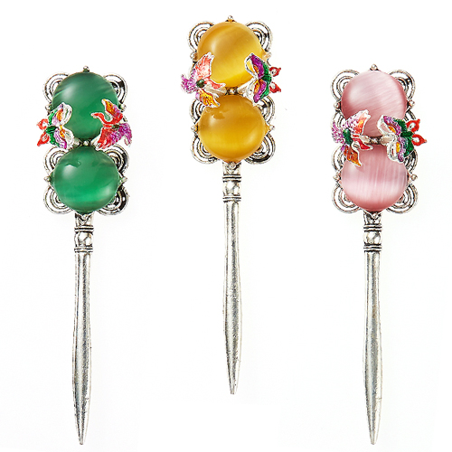 South Korea imports traditional ethnic Korean suit accessories bride hair accessories hairpin C138 139140-Taobao