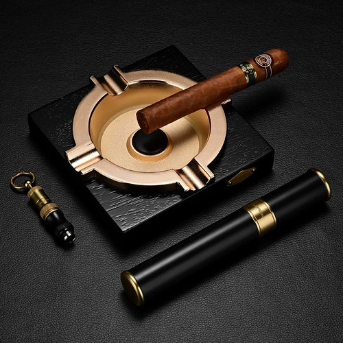 Ножницы, ветрозащитный комплект, зажигалка, набор инструментов, подарочная коробка