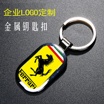 Key buckle custom lettering photo key buckle custom logos creative female thermal transfer key button printed word metal