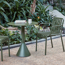 Simple modern garden courtyard table and chair wrought iron color outdoor milk tea shop cafe outdoor table and chair set combination