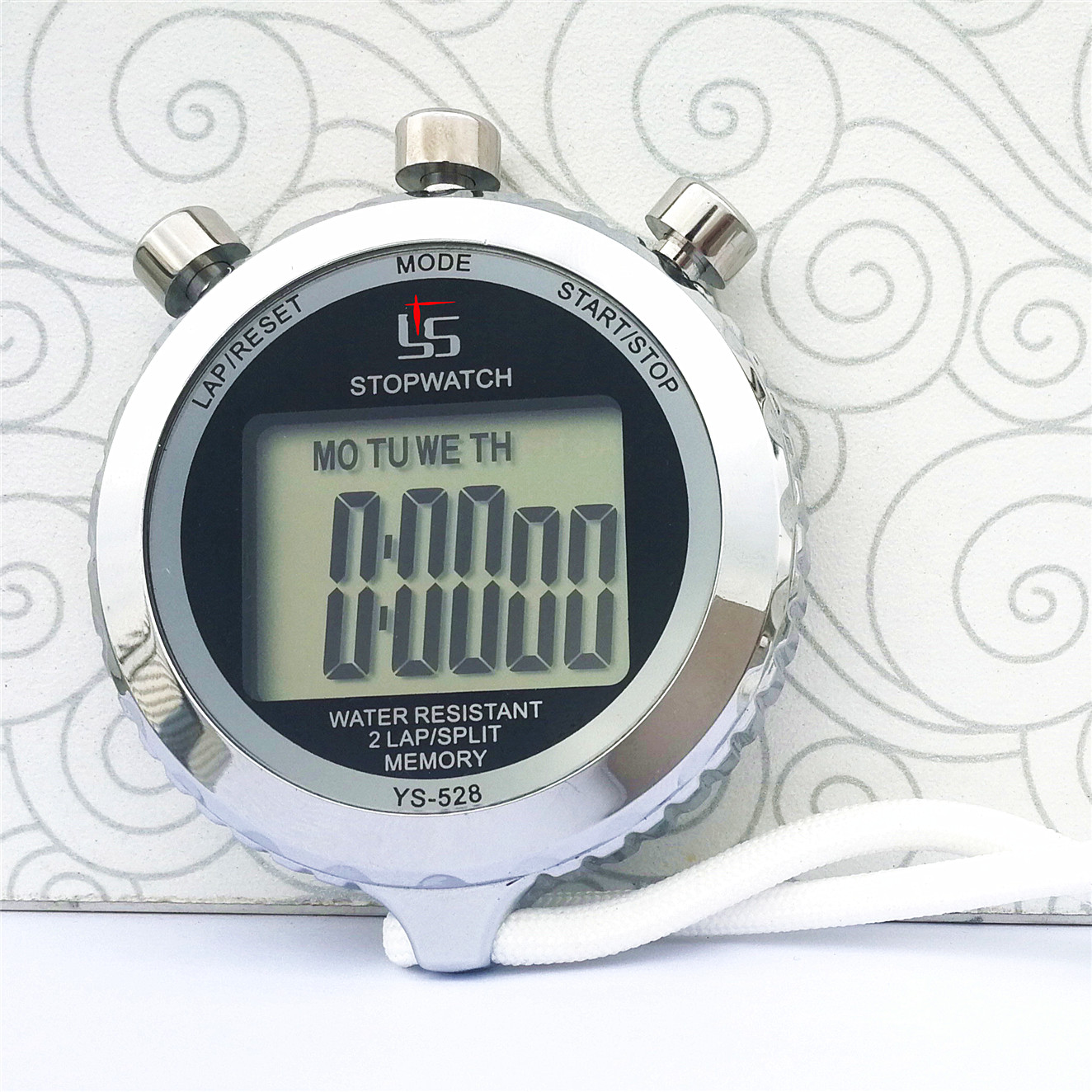 Yisheng brand all-metal large-screen chronograph stopwatch Fitness referee exercise track and field competition student running electronic code watch