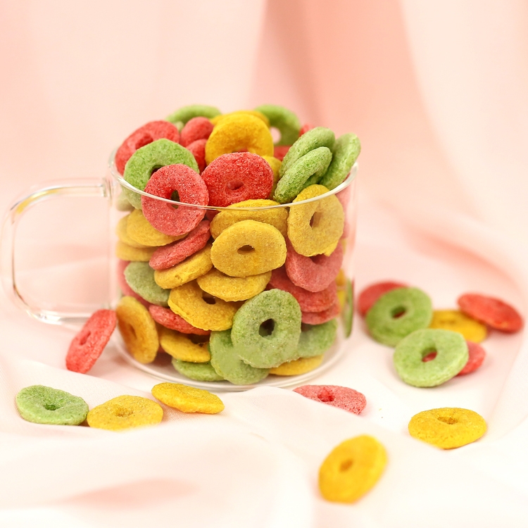 Packed tricolor grass circle 100g Dragon cat rabbit guinea pig grinding teeth nutritional snack