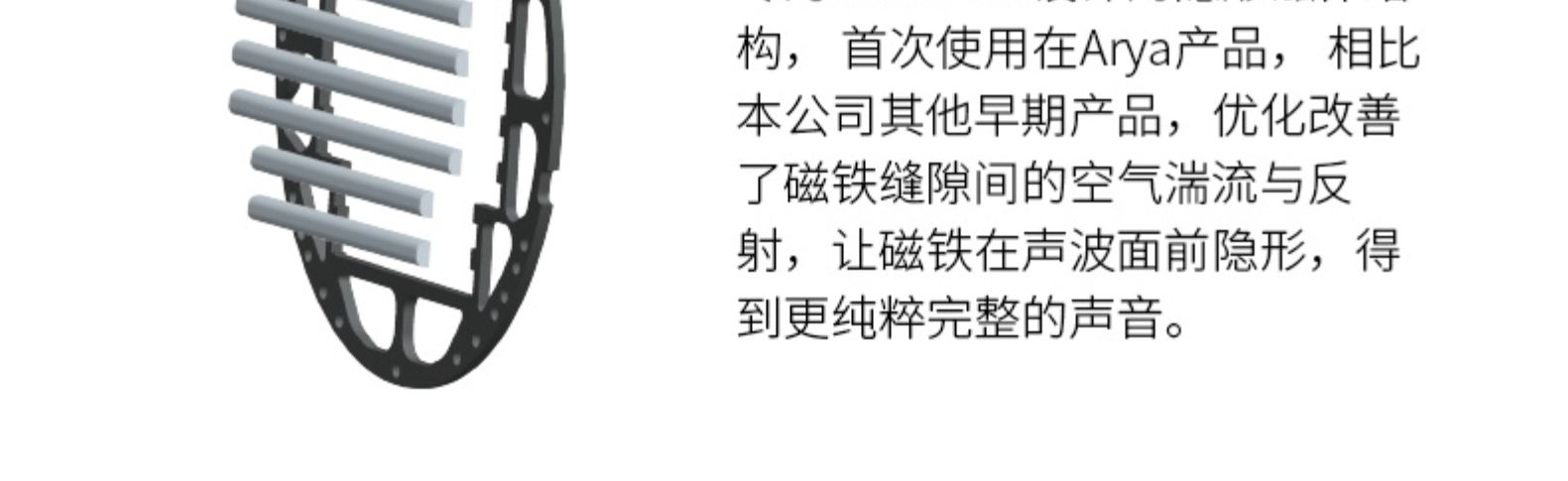 Hifiman Arya隐形磁体录音师平板振膜头戴式耳机发烧监听电脑通用