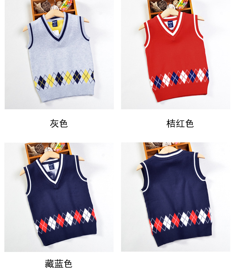 Áo len cho bé trai xuân hè 2018 mới bé trai áo len cotton thủy triều sóng bé đan quan ao tre em