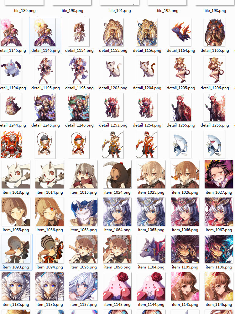 日韩Q版520套动作序列帧立绘头像UI图标场景音效游戏美术素材参考