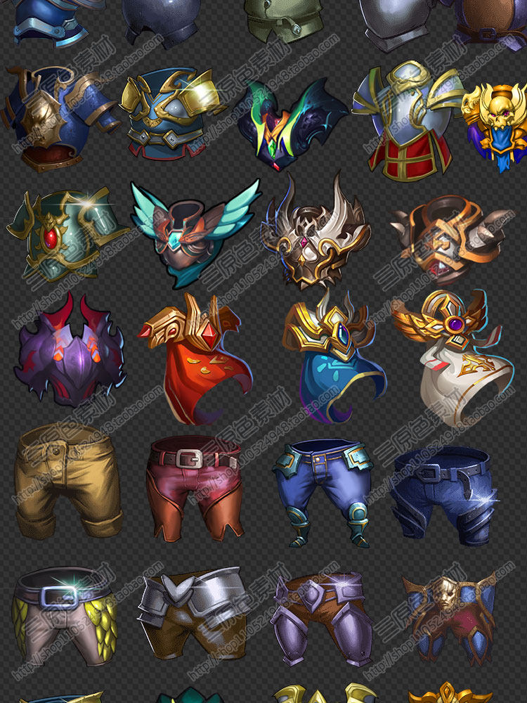 Q版 欧式 游戏 手游 装备 物品 武器 道具 图标 ICON 素材资源 Q版 欧式 游戏 手游 装备 物品 武器 道具 图标 ICON 素材资源