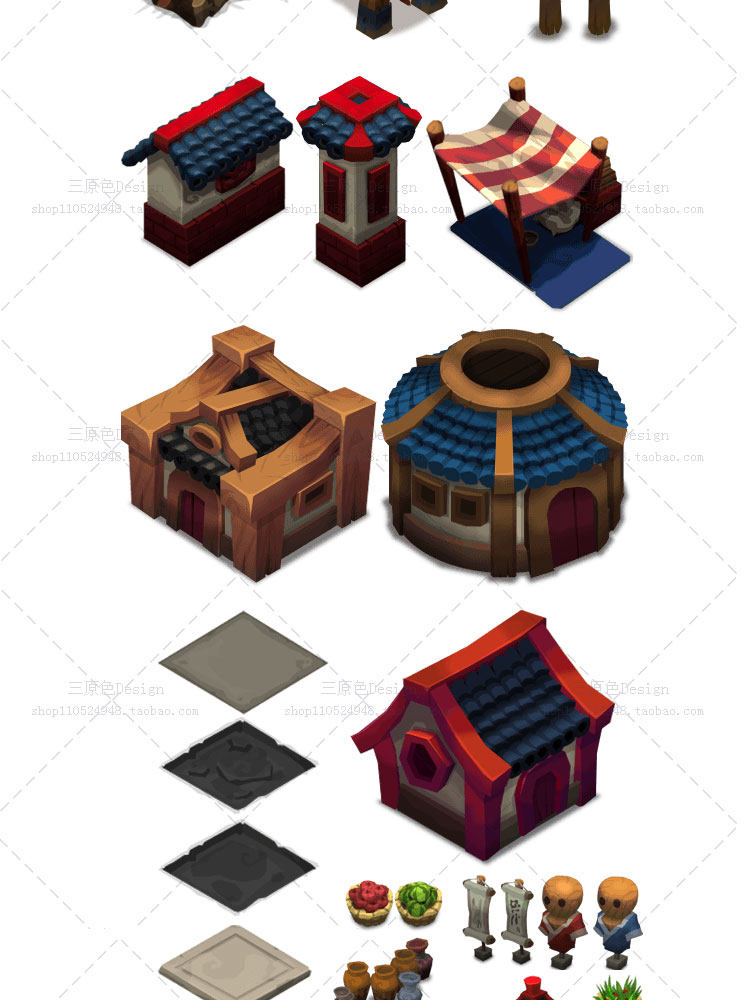 游戏美术资源/韩游三国全套UI素材/界面/图标/音效特效/场景/骨骼