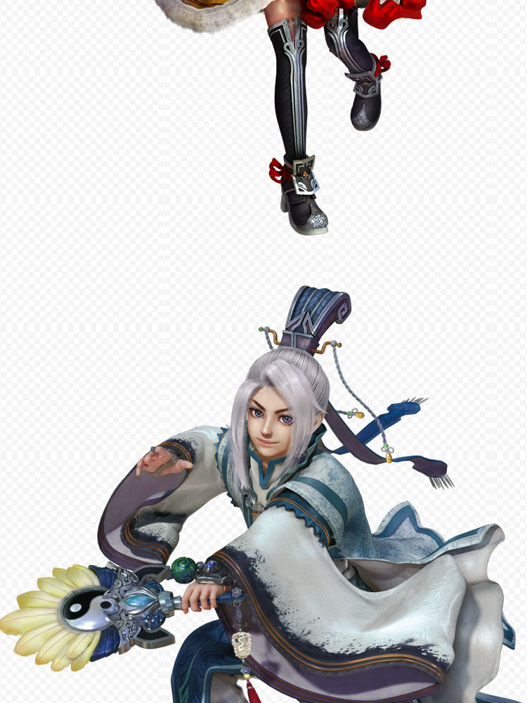 战三国 Q版三国人物 卡通角色 原画素材 UI图标 PSD源文件