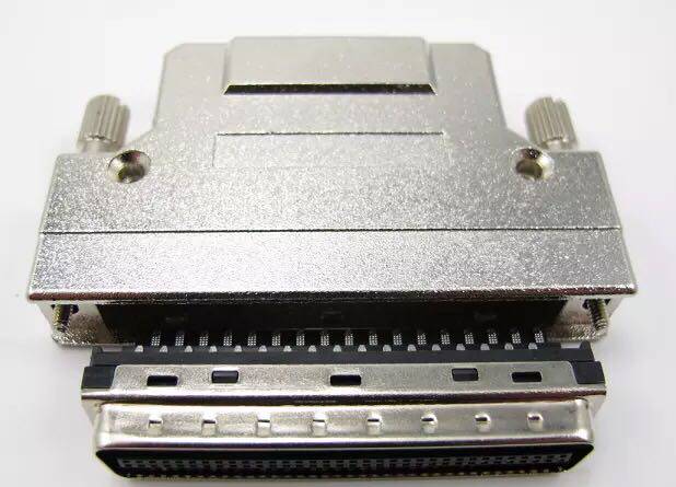 Meng LeitsutSCSI connector 68PIN iron shell welding line cn type male head cable connector scsi head