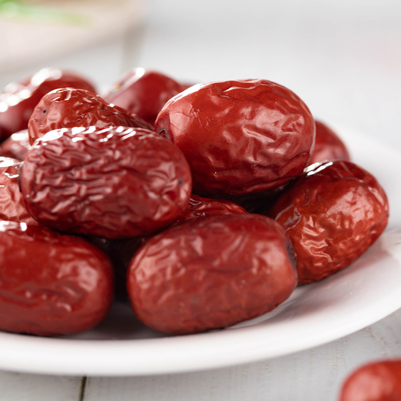 Kefan red dates 128gX2 bags Xinjiang specialty Ruoqiang gray dates Red dates dried fruit office snacks