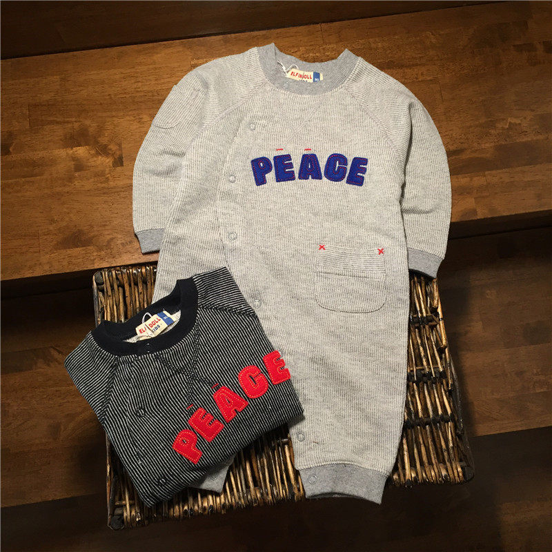 Baby Even sweaters wool collar male baby khae newborn long sleeve sweaters out of the way to climb clothes for spring and autumn