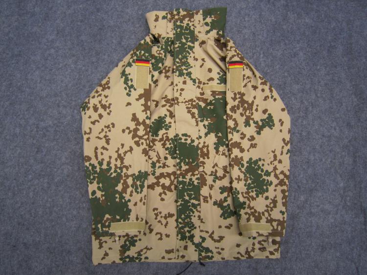 The very latest German plaque future soldier system is distributed with GTX jacket (IDZ)